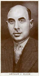 Arthur J Elvin, Britse bokspromotor, 1938