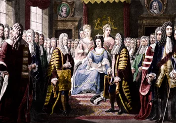 Artikelen van Unie Gepresenteerd door Commissarissen aan Koningin Anne, 1706