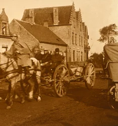 Artillerie verplaatst zich naar de linie, ca. 1914-ca. 1918