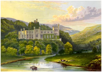 Arundel Castle, Sussex, huis van de Hertog van Norfolk, ca. 1880