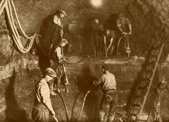 Aan het Werk aan de Nieuwe Mersey Tunnel, ca. 1930