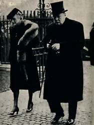Bij de begrafenis van de hertog van Connaught