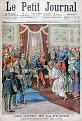 Audiëntie bij Muhammad IV al-Hadi, de Bey van Tunis, 1904