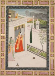 Voorspelling van de Kraai Vasakasajja Nayika, ca. 1800