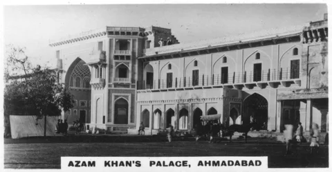 Paleis van Azam Khan, Ahmedabad, India, c1925