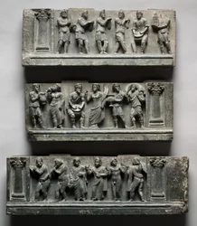 Bacchanaal reliëf, 1-100