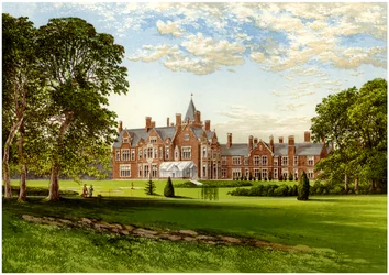 Bagshot Park, Surrey, huis van de Hertog van Connaught, ca. 1880