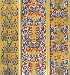 Banden, zijkant van bogen, Hof van de Leeuwen, 1907