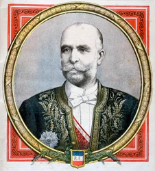 Baron de Courcel, de Franse ambassadeur in Londen, 1894