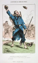 Bataillon de Guerre de la Garde Nationale, Beleg van Parijs, 1870-1871