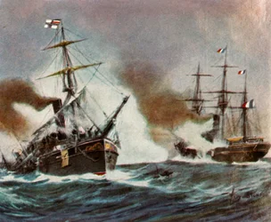 Slag tussen de Meteor en de Bouvet bij Havana, 9 november 1870