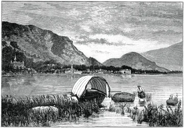 Baveno, aan het Lago Maggiore, Noord-Italië, 1900