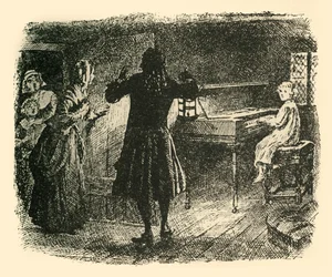 Zwijgend wenkte hij de rest om hem te volgen, 1907