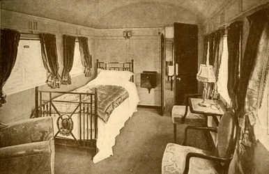 Slaapkamer, Koningssalon, London and North Eastern Railway