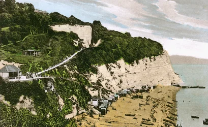 Beer Beach, Devon, begin 20e eeuw