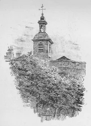 Klokkentoren, St. Helens Kerk, 1890