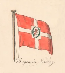 Bergen in Noorwegen, 1838
