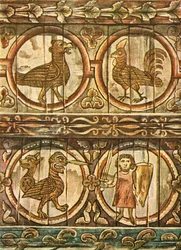 Bestiarium plafond, Metz, Frankrijk, 1928