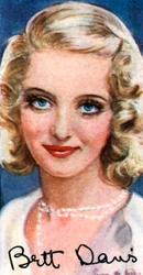 Bette Davis, 1908-1989, tweevoudig Academy Award winnende Amerikaanse actrice, 20e eeuw