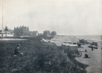 Bexhill - De hotels en het strand, 1895