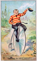 Wielerwedstrijd, ca. 1900