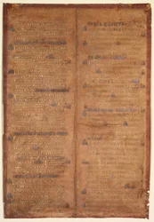 Bifolium Uitgesneden uit een Karolingisch Graduale, c. 830-860