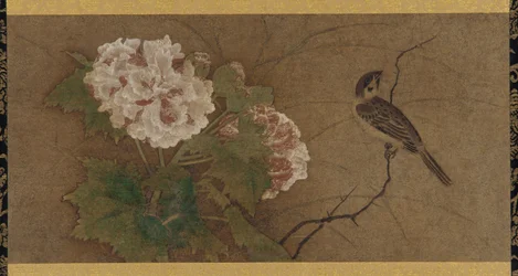 Vogel en bloemen, Muromachi-periode, 15e-16e eeuw