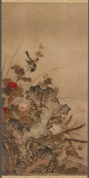 Vogels en bloemen, Edo-periode, 18e eeuw