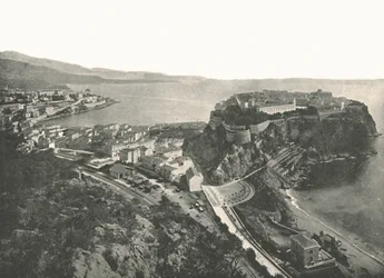 Vogelperspectief, Monte Carlo, Monaco, 1895