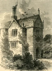Huis van Bisschop Bonner in 1780, ca. 1878