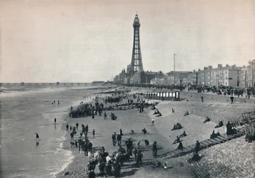 Blackpool - Uitzicht op de Voorzijde, met de Toren