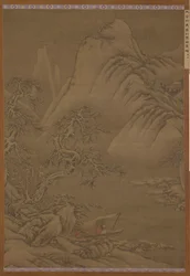 Varen op een besneeuwde rivier, Ming-dynastie, 16e eeuw