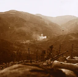 Bombardement, Metzeral, Noord-Frankrijk