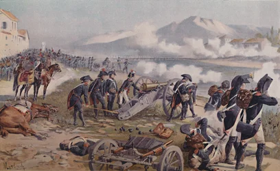 Bonaparte richt het kanon op Lodi, 1796, 1896