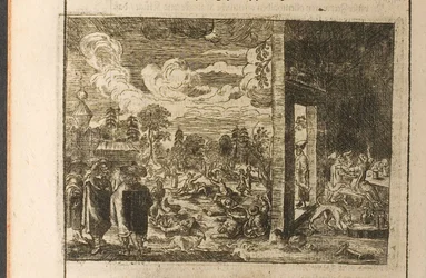 Illustratie van reizen naar de Grote Hertog van Moskou en de Koning van Perzië door Adam Ole