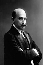 Boris Polonsky, zoon van de Russische dichter Yakov Polonsky, eind 19e of begin 20e eeuw