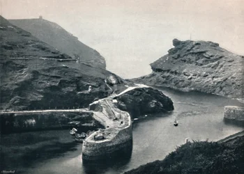 Boscastle - Uitzicht op de haven, 1895