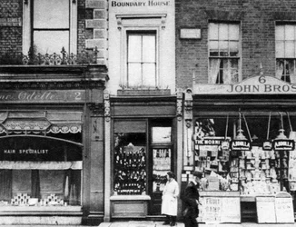 Boundary House, Notting Hill Gate, Londen, 1926-1927