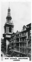 Bow Church, Cheapside, Londen, ca. 1920