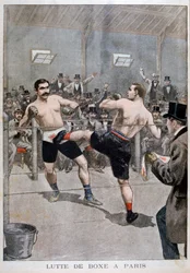 Boksen in Parijs, 1899