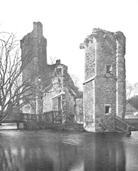 Metselwerk bij Caister Castle, Norfolk