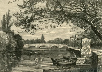 Brug over de Ouse, Bedford, 1898