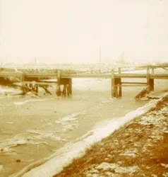 Brug bij Poperinge, Vlaanderen, België