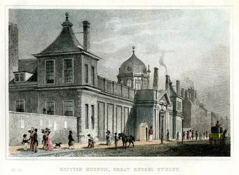 British Museum, Great Russell Street, Londen, 19e eeuw