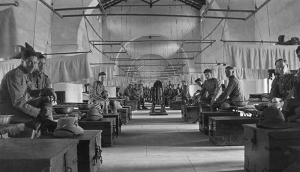 Britse legerkazerne, Agra, India, 1916-1917