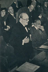 Uitzending naar het rijk en Amerika, c1945