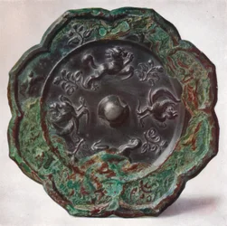 Bronzen spiegel: Tang-dynastie, 618-907