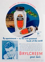 Brylcreem advertentie, 1938