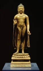 Boeddha Sakyamuni / Beeldhouwwerk, 7e eeuw