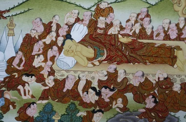 De dood van Boeddha of Parinirvana